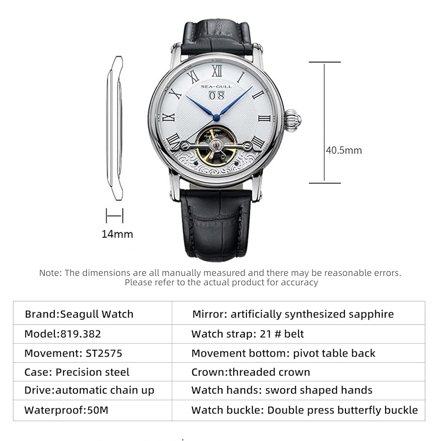 SEA-GULL Seagull Flywheel Watch Series Men's Classic